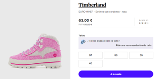 Botines para Mujer Timberland EURO HIKER por 63€