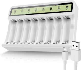 Amazon Basics 16 oplaadbare AAA-batterijen, 800 mAh voor €11,64