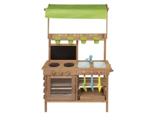 Houten Playtive Buiten speelgoedkeuken voor €29,99 in de Lidl webshop