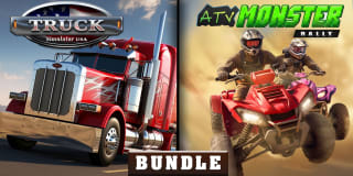 Juego desde Nintendo Paquete Truck Simulator USA y ATV Monster Rally por 0,99€