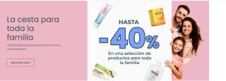 cupones descuento y ofertas 40% y más