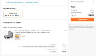 Ninkear N4 Mini-PC AMD Ryzen 5 4600H 16 GB RAM 512GB SSD Wifi 6 Win 11 por 196,63€