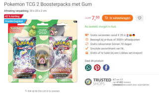 Pokémon TCG Back to School Eraser voor €7,50 bij Lobbes