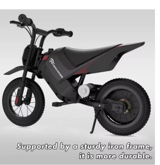 EVERCROSS TECH Moto Eléctrica Infantil Motor de 150W Velocidades 8/16 km/h Autonomía de Hasta 10 km Moto Cross 12" por solo 133,72€