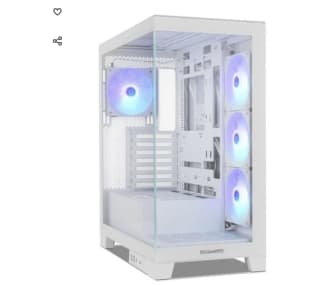 Caja PC ATX NOX Hummer Glock ARGB Blanca por solo 71,86€