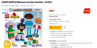 LEGO DUPLO Mensen en hun emoties - 10423 voor €29,99 bij Bol