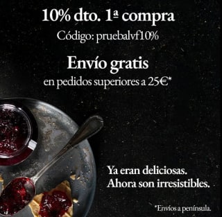 Promociones en La Vieja Fabrica -25% en mermeladas de naranja y -10% en primer pedido.