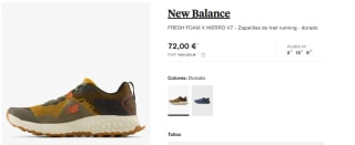 Zapatillas Trail Running New Balance Fresh Foam X Hierro v7 por 64,80€