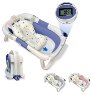 Bañera Bebé Plegable Portátil con Termómetro Integrado por 19,64€