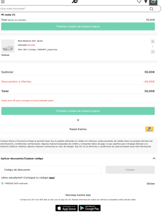 Zapatillas New Balance 327 por solo 55€