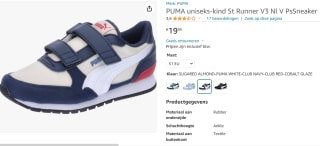 PUMA kids Sneakers ST Runner v3 NL voor €19,95 bij Amazon