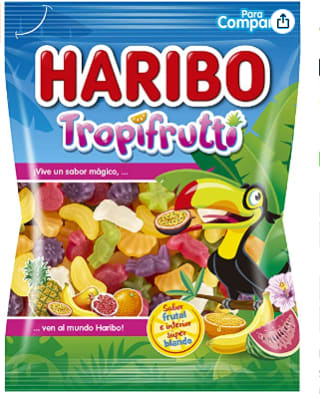 Haribo Tropifrutti - 150 g de caramelos de goma Sabor Frutas por 1.21€