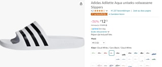 Adidas Adilette Aqua slippers voor €12,72 bij Amazon