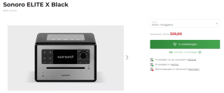 Sonoro Elite X DAB+ internetradio voor €329 bij Lunenburg