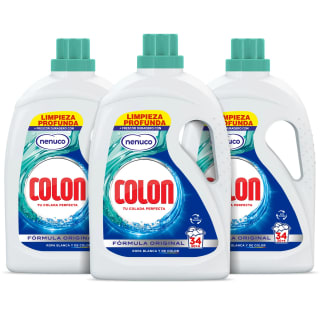 Pack 3 Colon Nenuco Detergente para la lavadora Gel 102 lavados en total por 11,18€