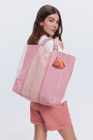 Bolso shopper con pompón Milano por 12.99€