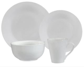Vajilla Cotidiana blanca de 16 piezas por $16.990