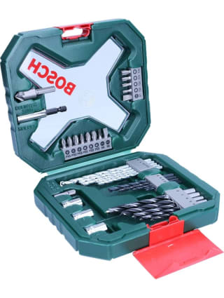 Bosch 34 uds. Set de puntas de atornillar y brocas X-Line por 11,99€.