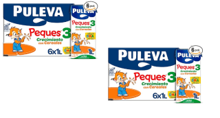 2 Pack de 6 x 1L de Puleva Peques 3 con Cereales Crecimiento de 12 a 36 meses por 15.95€