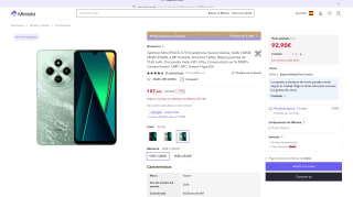 Xiaomi Poco C75 6/128GB por 92,90€