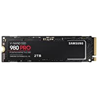 Samsung SSD 980 PRO - Disco duro interno de estado sólido, 2 TB, PCIe Gen 4.0 x4, NVMe, 7000 MB/s, M.2, Color Negro por 217,31€