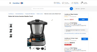 Robot de Cocina marca Cecotec Mambo Touch por 335€