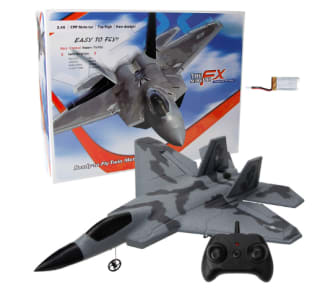 Avión teledirigido planeador de 2,4G, F22 por 17,22€