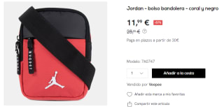 Bandolera Nike Jordan por 11.99€