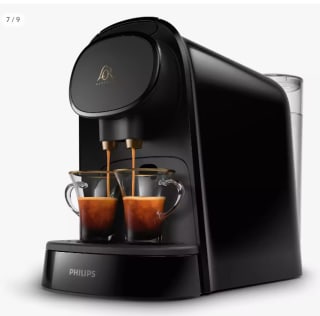 Cafetera de cápsulas marca Philips L'Or Barista LM8012 Doble Espresso color negro por 38,50€ (blanca 49€)