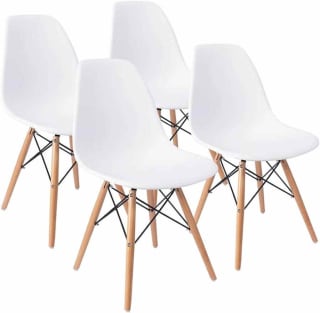 Pack 4 Silla de comedor de estilo moderno por 59,49€ (cuenta nueva por 47,49€)