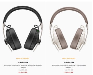 Sennheiser Momentum 3 a $4,550 en El palacio de Hierro