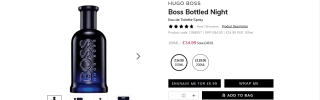 HUGO BOSS Boss 100ml Eau de Toilette Spray for only £34.99