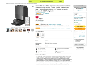 Aspirador Roborock Q Revo por solo 759€