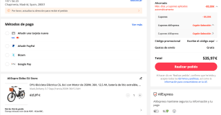Bicicleta eléctrica de paseo DYU C6 350W por solo 535€