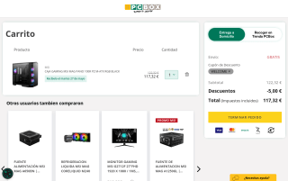 MSI MAG PANO 100R PZ Caja PC ATX negra o blanca por 117,32€