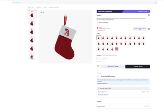 Calcetines de Lana Navideños con letras del Abecedario 1€