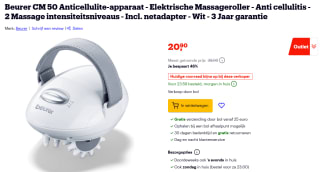 Beurer Anti-cellulitis massage apparaat voor €20,90 bij Bol