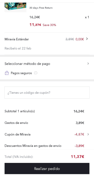 Playmobil Scooby-Doo & Shaggi por 11,37€.