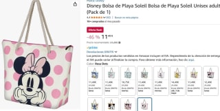 Recopilación Bolsa de Playa Soleil Unisex Disney por 11,49€