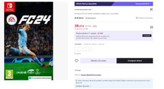 Juego Nintendo Switch EA Sports FC™ 24 (juego físico con tarjeta) por 26.21€