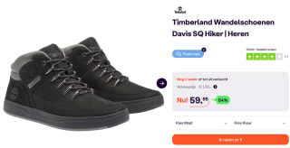Timberland wandelschoenen voor €59,95 bij iBood