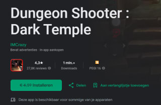Dungeon Shooter : Dark Temple voor Android gratis