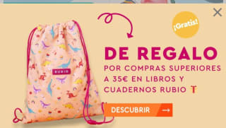 Bolsa saco de regalo por compras +35€
