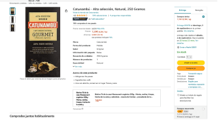 Catunambú Alta selección Natural 250 Gramos por 1,59€