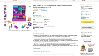 Escenarios de Juego de Mini Muñecas Mattel HCG15 Polly Pocket-HCG15 por 9,56€