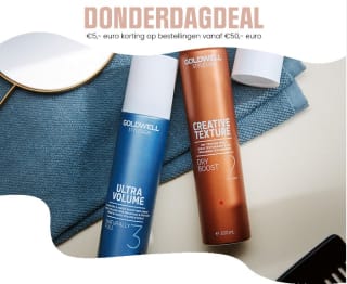 €5 korting bij bestelling vanaf €50 bij Haarshop