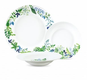 Vajilla Porcelana CARREFOUR HOME Spring 18 pzas por 19,90€ en Carrefour