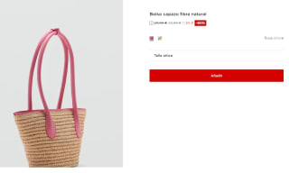 Bolso capazo de fibra natural por 11.99€