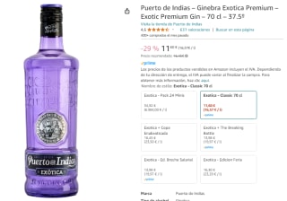 3 sabores Puerto de Indias por 11,60€/und