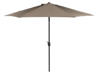 LIVARNO home Parasol Ø 3 m taupe voor €14,99 bij Lidl